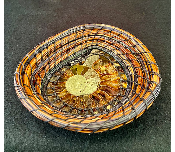 "Small Ammonite Bowl" - Barbara Osborne